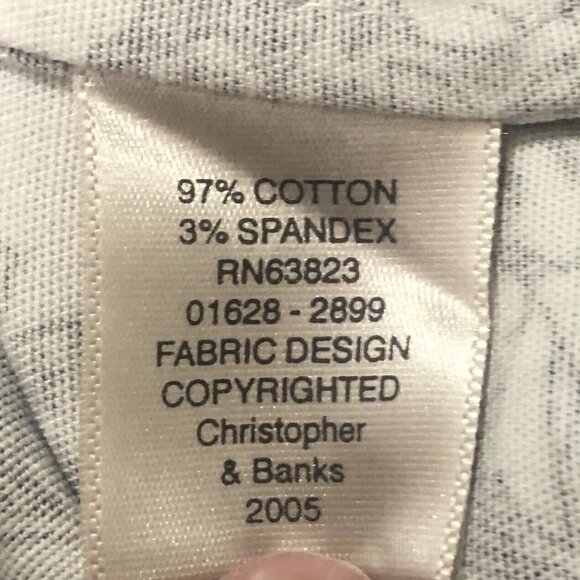 Christopher & Banks Jacket Womens Medium Black White Floral Embroidery - Picture 8 of 9